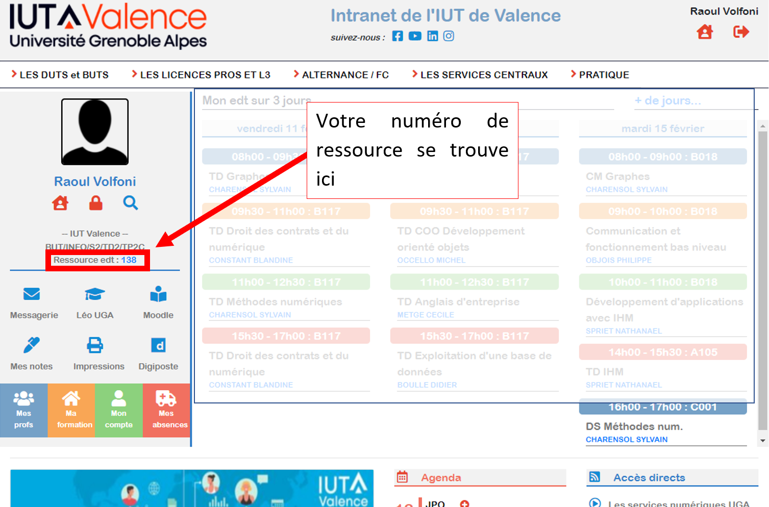 Aide trouver N° ressource